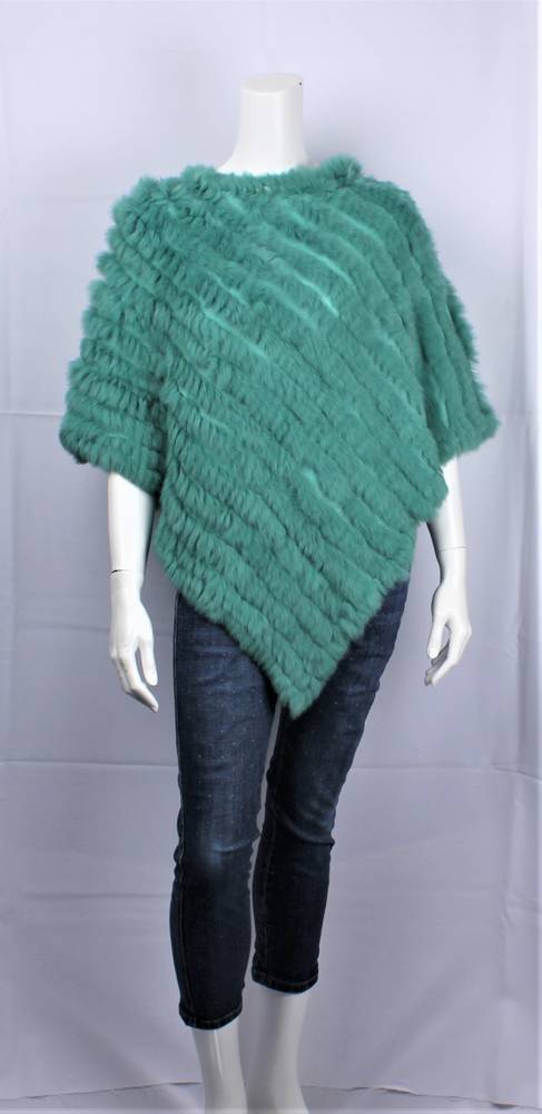 Alice & Lily fur poncho plain emerald STYLE: SC/4254 EME